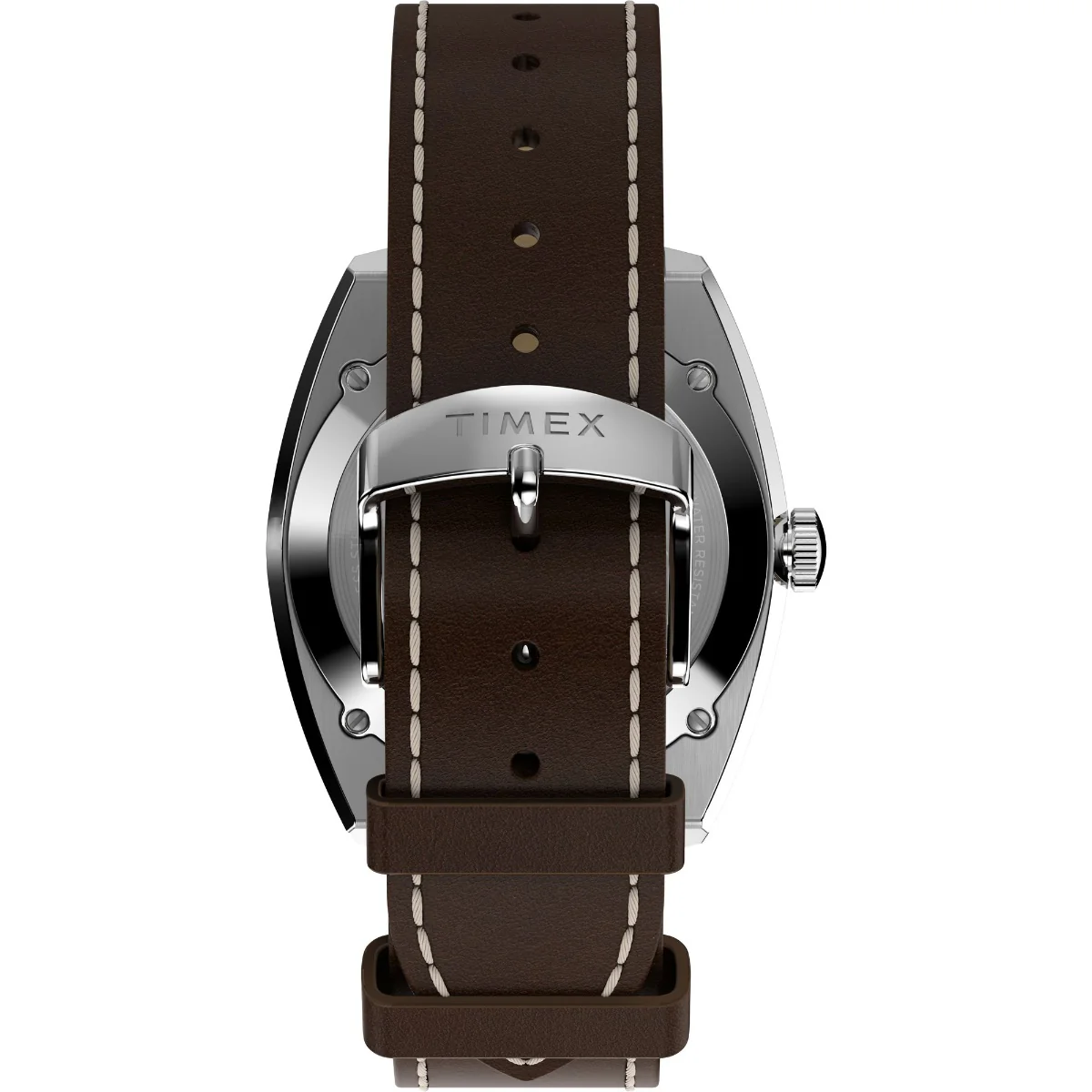 Timex Men Silver-Tone Stainless Steel Round Dial Mechanical Watch-TW2V62000U9 - Image 3