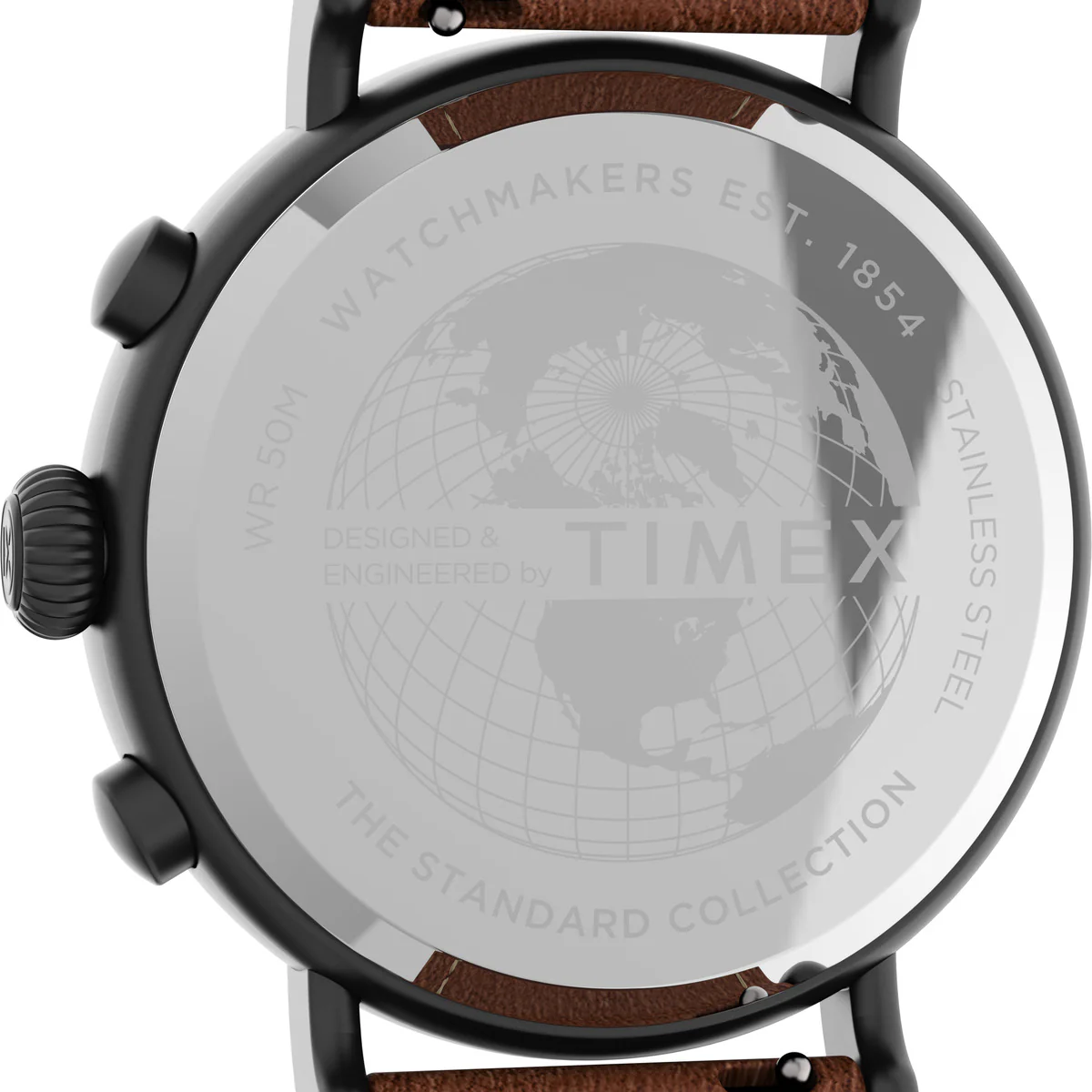 Timex Multifunctonal Men's Analog Black Dial Coloured Quartz Watch, Round Dial with 41 mm Case width - TW2U58000UJ - Image 4